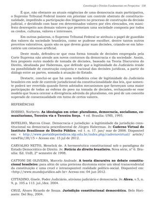 Constituição e Direitos Fundamentais em Perspectiva