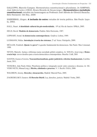 Constituição e Direitos Fundamentais em Perspectiva