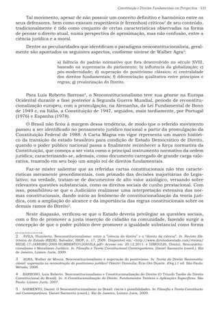 Constituição e Direitos Fundamentais em Perspectiva