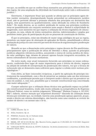 Constituição e Direitos Fundamentais em Perspectiva