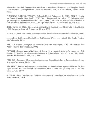 Constituição e Direitos Fundamentais em Perspectiva