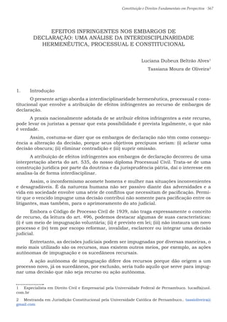 Constituição e Direitos Fundamentais em Perspectiva