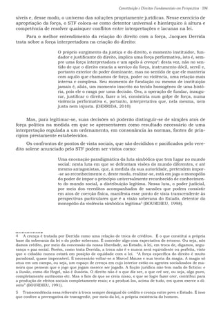 Constituição e Direitos Fundamentais em Perspectiva