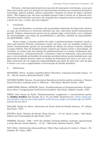 Constituição e Direitos Fundamentais em Perspectiva