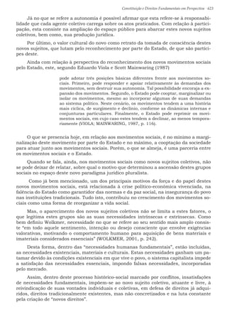 Constituição e Direitos Fundamentais em Perspectiva
