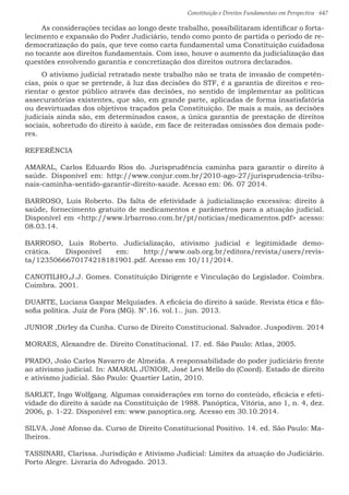 Constituição e Direitos Fundamentais em Perspectiva