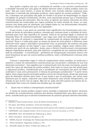 Constituição e Direitos Fundamentais em Perspectiva