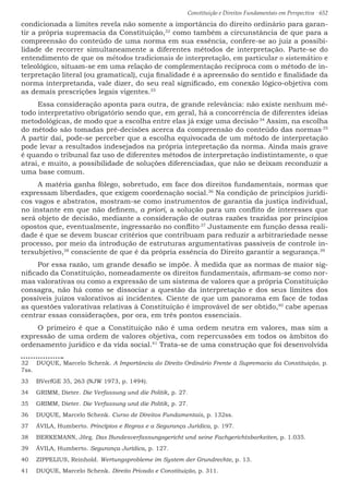 Constituição e Direitos Fundamentais em Perspectiva