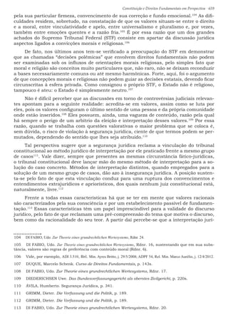 Constituição e Direitos Fundamentais em Perspectiva