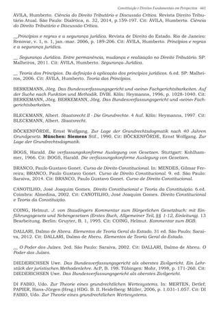 Constituição e Direitos Fundamentais em Perspectiva