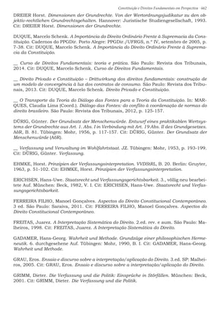 Constituição e Direitos Fundamentais em Perspectiva