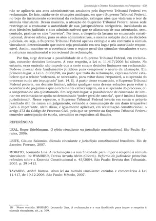 Constituição e Direitos Fundamentais em Perspectiva