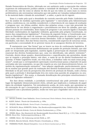 Constituição e Direitos Fundamentais em Perspectiva