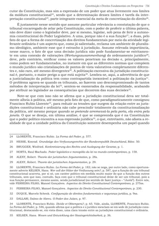 Constituição e Direitos Fundamentais em Perspectiva