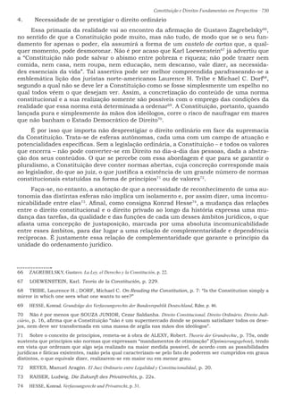 Constituição e Direitos Fundamentais em Perspectiva