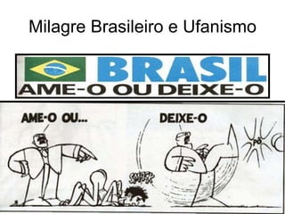 Milagre Brasileiro e Ufanismo 