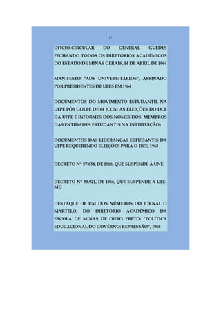Livro Aspectos da história das juventudes brasileiras (1930-1985): um resgate histórico sem página virada [volume 4: 1994-2002]  