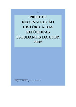 Livro Aspectos da história das juventudes brasileiras (1930-1985): um resgate histórico sem página virada [volume 4: 1994-2002]  
