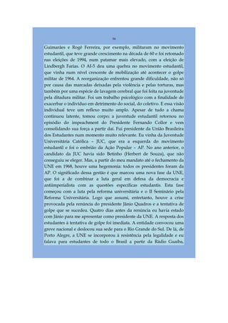 Livro Aspectos da história das juventudes brasileiras (1930-1985): um resgate histórico sem página virada [volume 4: 1994-2002]  