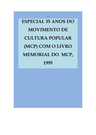 Livro Aspectos da história das juventudes brasileiras (1930-1985): um resgate histórico sem página virada [volume 4: 1994-2002]  
