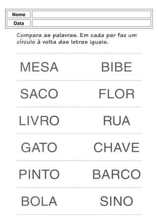 Nome
Data