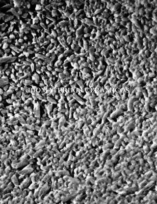 II
BIOMATERIAIS CERÂMICOS
 