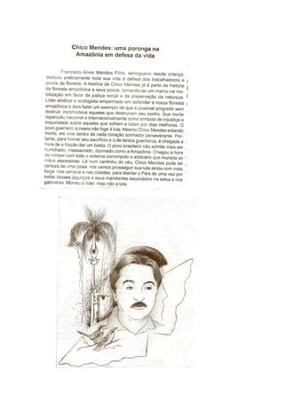 Livro Chico Mendes 