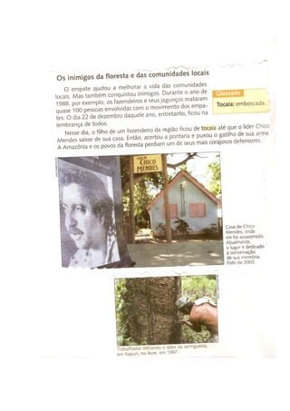 Livro Chico Mendes 