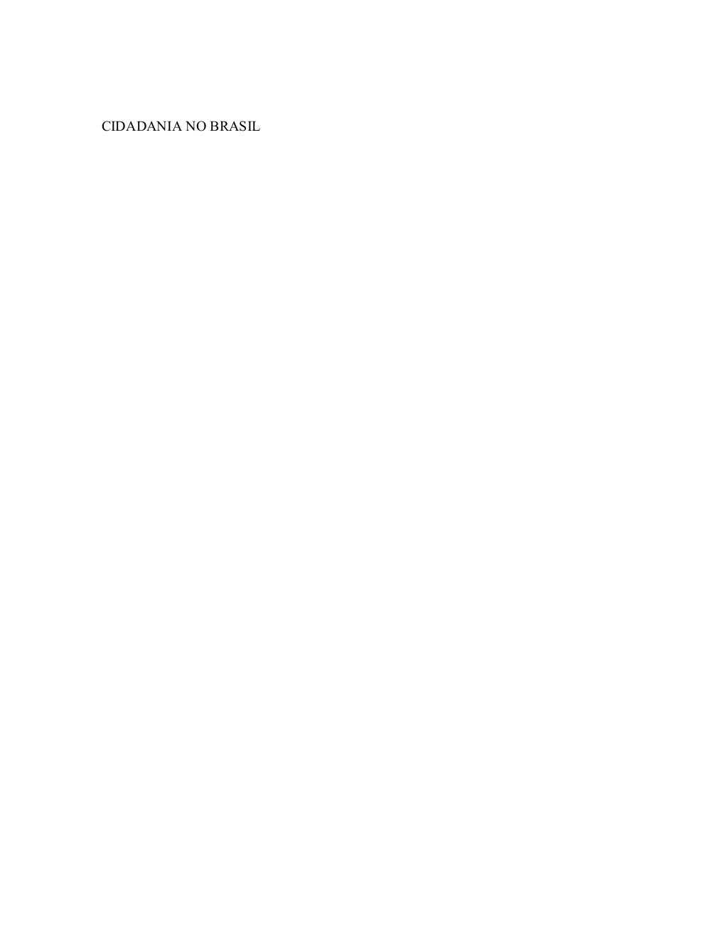 Livro cidadania no brasil josé murilo de carvalho