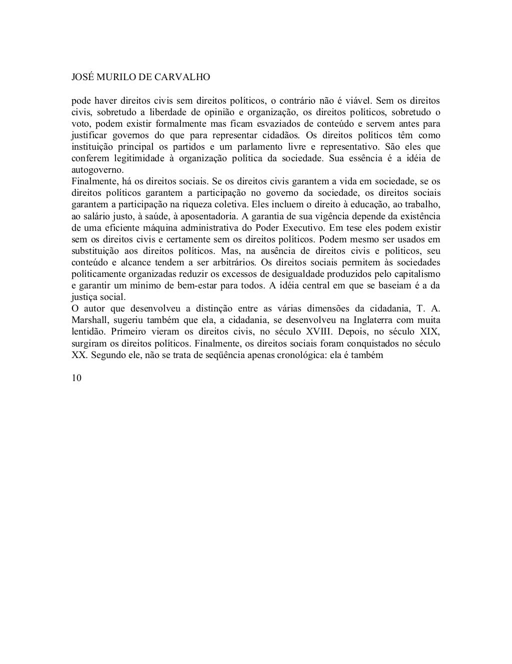 Livro cidadania no brasil josé murilo de carvalho