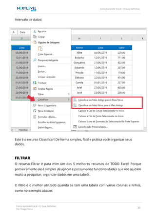 Init Axcel Como Aprender Excel: O Guia Definitivo | PDF