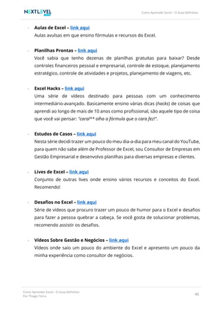 Init Axcel Como Aprender Excel: O Guia Definitivo | PDF
