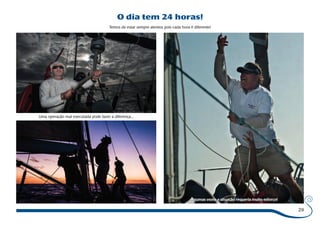 29 
O dia tem 24 horas! 
Temos de estar sempre atentos pois cada hora é diferente! 
Uma operação mal executada pode fazer a diferença... 
Algumas vezes a situação requeria muito esforço! 
 