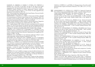 HAMNON, B.; LIMBURG, K.; NAEEM, S.; O`NEILL, R.V.; PARVELO, J.;                             VALIELA, I.; BOWEN, J. L. and YORK, J .K. Mangrove forests: One of the world’s
      RASKIN, R.G.; SUTTON, P.; and DELT, van den M. The value of the world`s                     threatened major tropical environments. Bioscience, OCT, 2001, vol. 51, nº 10, p.
      ecosystem service and natural capital. Nature, vol. 387, 17 may (1997), 253-260.            807-815.
      EMBRAPA Empresa Brasileira de Pesquisa Agropecuária. Questões ambientais
      da carcinicultura de águas interiores: o caso da bacia do baixo Jaguaribe/Ceará.
      Documento 96, Fortaleza/CE, 2004, 51p.
                                                                                             11   ALBUQUERQUE, S.P. ; CATELLA, A.C.; COPATTI, A. Sistema de Controle de
                                                                                                  Pesca de Mato Grosso do Sul SCPESCA/MS - 8 2001. Corumbá. Embrapa Pantanal;
      FAO - Food and Agriculture Organization of the United Nations. The state of world´s         Campo Grande: SEMA/IMAP, 2003 a, 54p. (Boletim de Pesquisa - 46)
      fisheries and aquaculture. Roma: FAO (2002).                                                ALBUQUERQUE, S.P. ; CAMPOS, F.L. de R. ; CATELLA, A.C. Sistema de
      HERNANDÉZ, E.; HAGLER, M. y LÓPEZ, E. Financiación del Banco Mundial                        Controle de Pesca de Mato Grosso do Sul SCPESCA/MS - 9 2002. Corumbá.
      a la camaronicultura em America Latina. Estudio de casos. Greenpeace, 2002; 57p.            Embrapa Pantanal; Campo Grande: SEMACT/IMAP, 2003 b, 54p. (Boletim de
      [Consulta em 20 de setembro de 2005]. Disponível em http://www.greenpeace.org/              Pesquisa - 47)
      raw/content/espana/reports/financiaci-n-del-banco-mundial.pdf                               CAMPOS, F.L. de R. ; CATELLA, A.C.; FRANÇA, J.V. de. Sistema de Controle
      IBAMA. Instituto Brasileiro do Meio Ambiente e Recursos Renováveis. Diagnóstico             de Pesca de Mato Grosso do Sul SCPESCA/MS - 7, 2000. Corumbá. Embrapa
      da Carcinicultura no Estado do Ceará, relatório final. Vol. I, 2005, 177p.                  Pantanal; Campo Grande: SEMACT/IMAP, 2003 b, 52p. (Boletim de Pesquisa - 38)
      IPCC. Cambio climático 2007: Informe de síntesis. Contribución de los Grupos de             CATELLA, A.C.; PEIXER, J. ; PALMEIRA, S.de S. Sistema de Controle de Pesca de
      trabajo I, II y III al Cuarto Informe de evaluación del Grupo Intergubernamental de         Mato Grosso do Sul SCPESCA/MS - 1, 1994. Corumbá. Embrapa Pantanal, 1996.
      Expertos sobre el Cambio Climático [Equipo de redacción principal: Pachauri, R.K.           49p. (Documento 16)
      y Reisinger, A. (directores de la publicación)]. IPCC, Ginebra, Suiza, 104 págs.            CATELLA, A.C.; ALBUQUERQUE, S.P. ; PEIXER, J. ; PALMEIRA, S.de S. Sistema
      MEIRELES, A.J.A.; CASSOLA, R.S.; TUPINAMBÁ, S.V. e QUEIROZ, L.S. de.                        de Controle de Pesca de Mato Grosso do Sul SCPESCA/MS , 1998. Corumbá.
      Impactos ambientais decorrentes das atividades da carcinicultura ao longo do litoral        Embrapa Pantanal, 1998. 49p. (Boletim de Pesquisa - 14)
      cearense, nordeste do Brasil. Revista Mercator, Departamento de Geografia da UFC,           CATELLA, A.C.; ALBUQUERQUE, S.P. Sistema de Controle de Pesca de Mato
      número 12 (2007): 83-106.                                                                   Grosso do Sul SCPESCA/MS - 3, 1996. Corumbá. Embrapa Pantanal, 2000a. 48p.
      MEIRELES, A.J.A. e QUEIROZ, L.S. de. Estudo da certificação no Brasil: o manto              (Boletim de Pesquisa - 15)
      verde da destruição. Instituto Terramar, Fortaleza/CE (2011), 78p.                          CATELLA, A.C.; ALBUQUERQUE, S.P. Sistema de Controle de Pesca de Mato
      NOGUEIRA, F.N.A.; RIGOTTO, R.M e TEIXEIRA, A.C.A, de. O agronegócio                         Grosso do Sul SCPESCA/MS - 4, 1997. Corumbá. Embrapa Pantanal, 2000b. 52p.
      do camarão: processo de trabalho e riscos à saúde dos trabalhadores no município de         (Boletim de Pesquisa - 20)
      Aracati/Ceará. Rev. Bras. Saúde Ocup., São Paulo, 34 (119): 40-50, 2009.                    CATELLA, A.C.; ALBUQUERQUE, S.P.; CAMPOS, F. L. de R. Sistema de
      RIVERA, E.S. y CORTÉS, I.S. Las experiencias del Instituto Nacional de Ecología             Controle de Pesca de Mato Grosso do Sul SCPESCA/MS - 5, 1998. Corumbá.
      en la valoración económica de los ecosistemas para la toma de decisiones. Gaceta            Embrapa Pantanal, 2001. 72p. (Boletim de Pesquisa - 22)
      ecológica, número especial 84-85 (2007): 93-105 Inst. Nac. de Ecol. México.                 CATELLA, A.C.; ALBUQUERQUE, S.P.; CAMPOS, F. L. de R. Sistema de
      SCHAEFFER-NOVELLI, Y. Estudo de caso: diagnóstico e recomendações para                      Controle de Pesca de Mato Grosso do Sul SCPESCA/MS, 2002. Corumbá. Embrapa
      prevenção e controle da espécie-alvo litopenaeus vannamei. Relatório Técnico.               Pantanal, 2002. 60p. (Boletim de Pesquisa - 35)
      BIOMA Instituto Oceanográfico, Universidade de São Paulo, São Paulo, Brasil                 CATELLA, A.C.A. A pesca no Pantanal Sul: Situação atual e perspectivas. Corumbá:
      (2006).                                                                                     Embrapa Pantanal, 2003. 43 P. (Documento).
      TEIXEIRA, A.C.A. de. O trabalho no mangue nas tramas do (dês)envolvimento e da              DIAMOND, J. Collapse: How Societies Choose to Fail or Succeed, Viking, 2005.
      (dês)ilusão com “este furacão chamado carcinicultura”: conflitos socioambientais no         DIAS NETO, J. ; DORNELES, L.D.C. Diagnóstico da pesca marítima do Brasil;
      Cumbe, Aracati/CE. Tese (Programa de Pós-graduação em Educação Brasileira) de               Brasília, IBAMA, 1996.
      doutorado. Universidade Federal do Ceará – UFC, 2006.                                       FAO. El Estado Mundial de la Pesca e Aquicultura. 2003. Roma: FAO, 2003.
      MELO, J. A. T. GT-Carcinicultura – Relatório final. Comissão de Meio Ambiente,              GARCIA, I.C.B DE. 2005. Influência da pesca seletiva sobre o comprimento
      Defesa do Consumidor e de Minorias da Câmara Federal. Relator: Dep. Federal João            médio de maturação em populações de dourado (Salminus brasiliensis), piraputanga
      Alfredo, 2005.                                                                              (Brycon hilarii) e Curimbatá (Prochilodus lineatus) no rio Miranda, MS. Dissertação




176                                                                                                         CONSER V A ÇÃ O D A NATU R EZ A                                             177
 