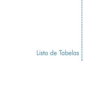 Lista de Tabelas
 