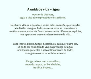Livro da água - Volume 2 - Água e vida