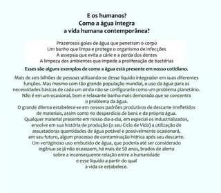 Livro da água - Volume 2 - Água e vida