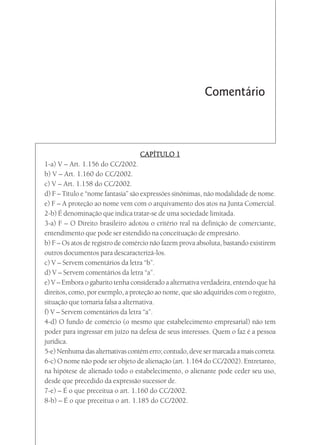 Livro de Direito Comercial