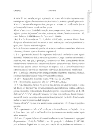 Livro de Direito Comercial