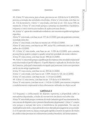 Livro de Direito Comercial