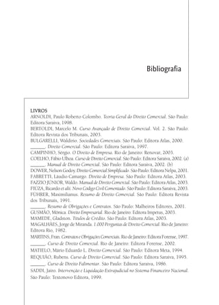 Livro de Direito Comercial