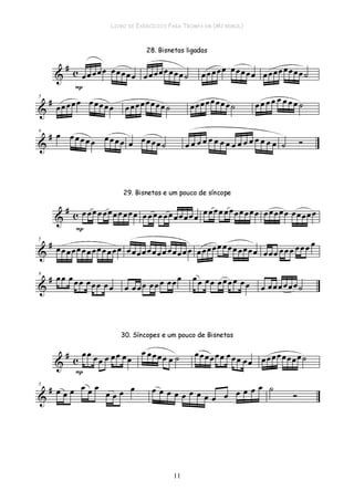 LIVRO DE EXERCÍCIOS PARA TROMPA EM (MI BEMOL)
11
 