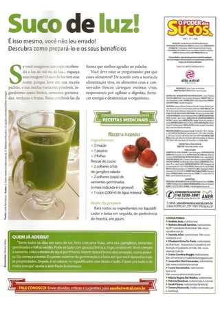 Livro De Receitas O Poder Dos Sucos
