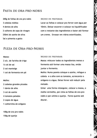 Livro de receitas pancs