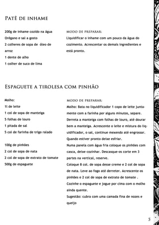 Livro de receitas pancs