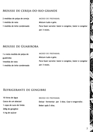 Livro de receitas pancs