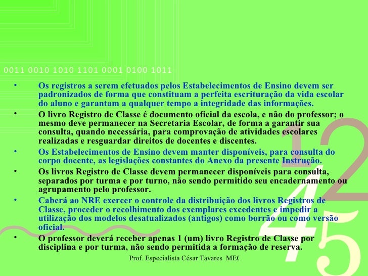 Livro De Registro De Classe On Line - Várias Classes