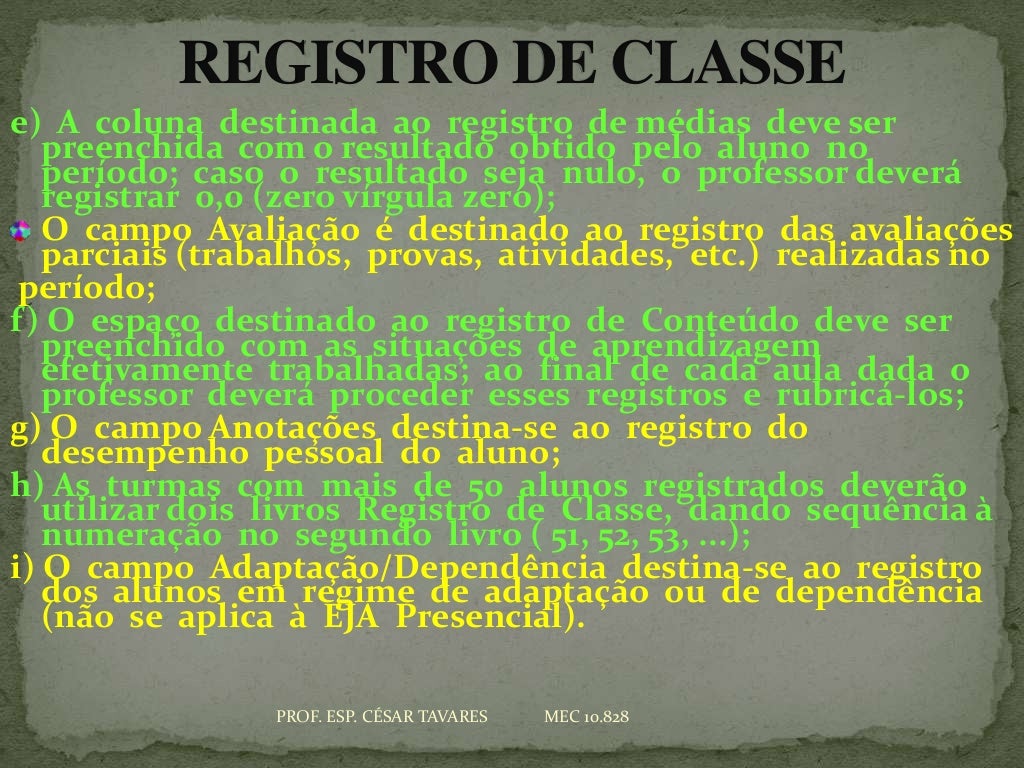 Livro de registro de classe 2012 07_10