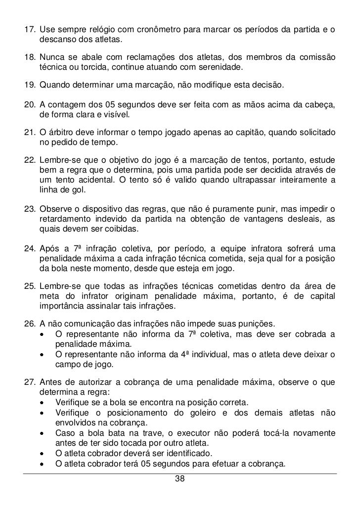 Livro de regras oficial futebol society 2011