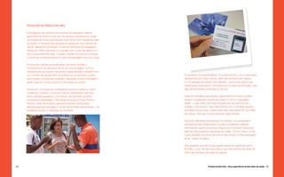 145
Projeto Andorinha - Uma experiência muito além do avião
144
O resultado foi surpreendente. O conforto de ter o voo mais barato
rapidamente em mãos cativou, além de membros das classes
C e D, pessoas de classe mais elevada – como duas jovens que,
inicialmente, externaram incômodo com a nossa aproximação, mas
logo demonstraram interesse no serviço.
Pudemos perceber que aqueles aparentemente mais humildes
ficavam ressabiados quando escutavam o termo “passagem
aérea”, o que indica que viajar de avião não faz parte do seu
cotidiano. No entanto, esse desconforto era minimizado quando
afirmávamos que voar muitas vezes saía mais barato do que viajar
de ônibus – fato que muitos disseram desconhecer.
Enquanto abordávamos pessoas nos bancos, os que estavam
sentados ao lado observavam curiosos e acabavam pedindo
informações quanto ao serviço. Alguns se mostraram receptivos
pelo fato de já estarem pensando em viajar. “Ótimo! Quero muito
ir para Salvador nas férias de julho e não comprei minha passagem
ainda”, disse um deles.
Vale ressaltar que não houve questionamentos quanto ao envio
de SMS, o que nos permite concluir que este serviço faz parte da
rotina de membros de todas as classes.
Pesquisa de preço via SMS
A divulgação dos valores promocionais de passagens aéreas
geralmente é restrita à internet. Na tentativa de aproximar essas
promoções dos que não acessam esse canal com frequência, além
de avaliar o interesse das pessoas em pesquisar voos através do
celular, decidimos prototipar um serviço de busca de passagens
aéreas por SMS: enviando um torpedo com o local de destino e o
dia no qual pretende viajar, o usuário recebe, em poucos minutos,
o nome da companhia aérea e o valor da passagem mais em conta.
Produzimos cartões que explicavam de forma simples o
funcionamento do serviço e fomos às ruas divulgá-lo. Como a
infraestrutura de suporte não estava implementada, enquanto isso,
um membro da equipe MJV encontrava-se no escritório, pronto
para receber os possíveis torpedos, pesquisar online a passagem
aérea mais em conta e passar a informação ao usuário.
Iniciamos o processo de prototipação próximo à saída do metrô
Cinelândia. Contudo, o local se mostrou inadequado, pelo fato
de as pessoas passarem com pressa, não estando, portanto,
suscetíveis à abordagem. Nos dirigimos então à Praça Floriano
Peixoto, onde observamos pequenos grupos conversando,
algumas pessoas sentadas e outras caminhando calmamente – um
ambiente propício à realização do protótipo.
 
